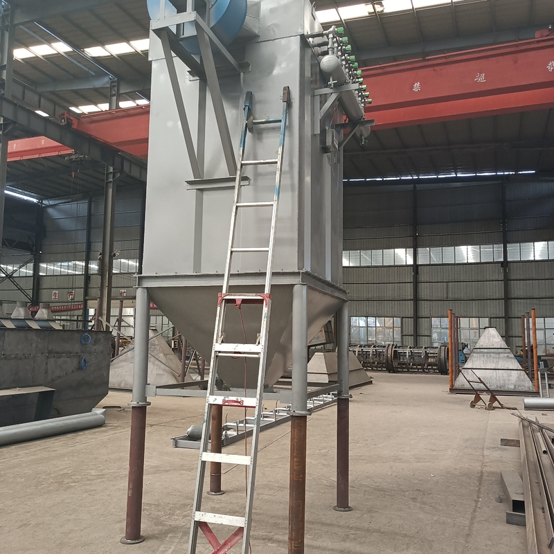 Filtro de saco de jato de pulso industrial para planta de secagem rotativa