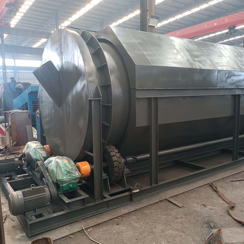10-300t/H Ecrã rotativo Aço carbono de alta potência para separação de partículas grosseiras