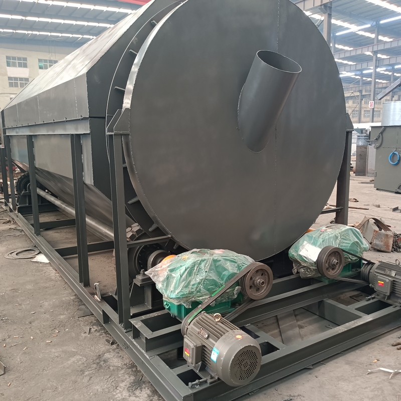 10-300t/H Ecrã rotativo Aço carbono de alta potência para separação de partículas grosseiras