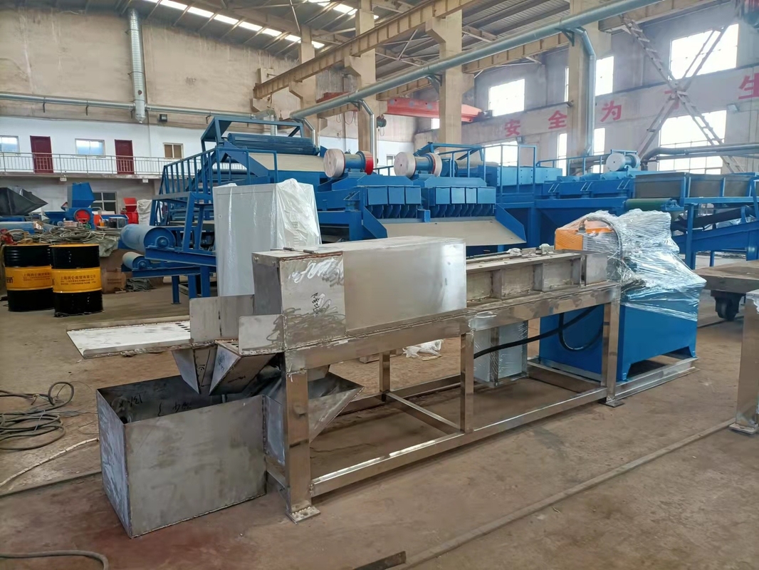 Linha de produção de transformação de resíduos de 5 t/h, divisão e separação de baterias de chumbo