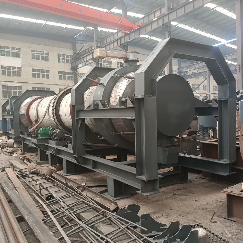 Customize Color Steam Tube Rotary Dryer 120t/H Capacidade