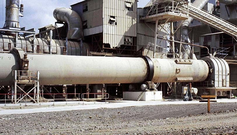 Materiais Reacção Incinerador tipo forno rotativo 5-45 t/h Capacidade