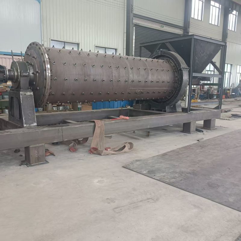 Moinho de bolas rotativo para moagem industrial tipos seco e úmido
