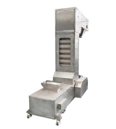 Elevador de balde tipo Z 20m3/h Capacidade para processamento de alimentos
