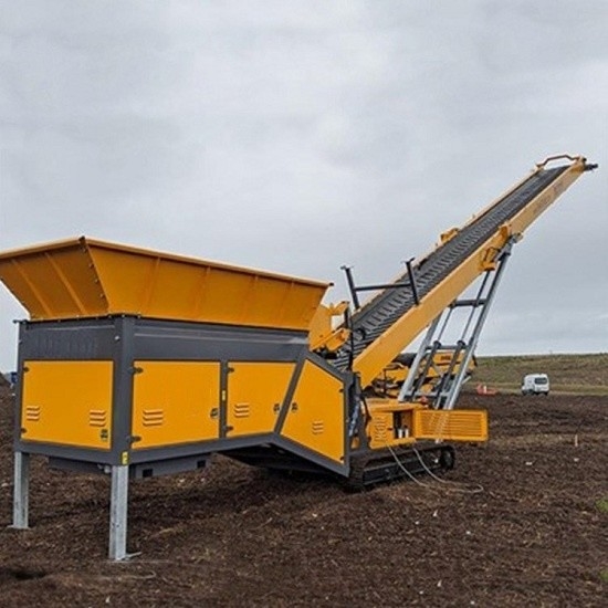 Esteira rolante 20-1500T/H ou transporte móvel montado caminhão para a planta de esmagamento de pedra