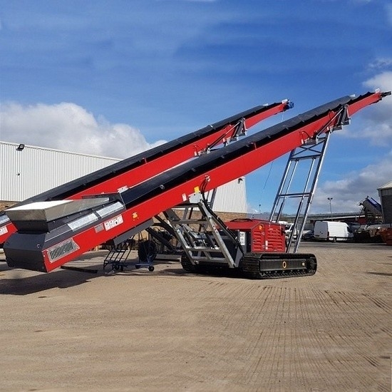 Esteira rolante 20-1500T/H ou transporte móvel montado caminhão para a planta de esmagamento de pedra