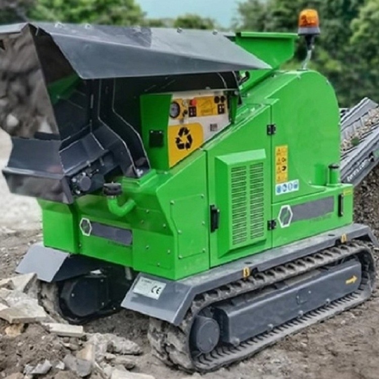 15-50t/H Mini Mobile Jaw Crusher Station para a linha de produção de esmagamento pequena