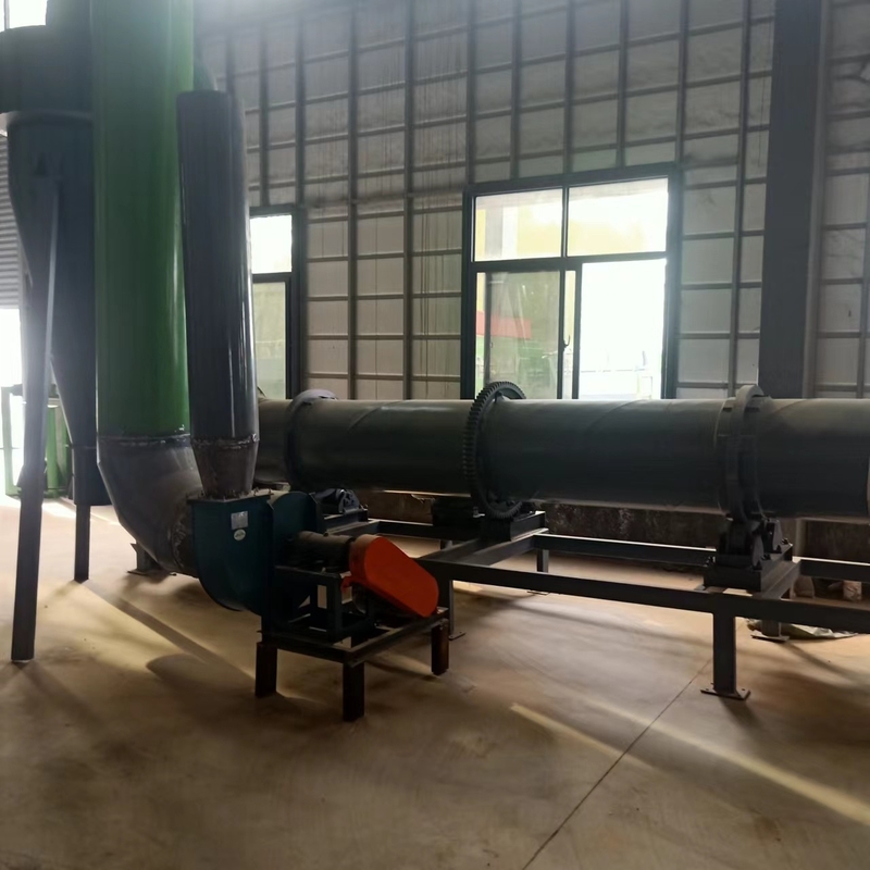 Secador de cilindro giratório de secagem uniforme do adubo orgânico para a reciclagem dos materiais orgânicos