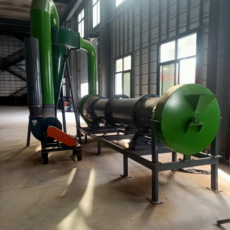 Secador de cilindro giratório de secagem uniforme do adubo orgânico para a reciclagem dos materiais orgânicos